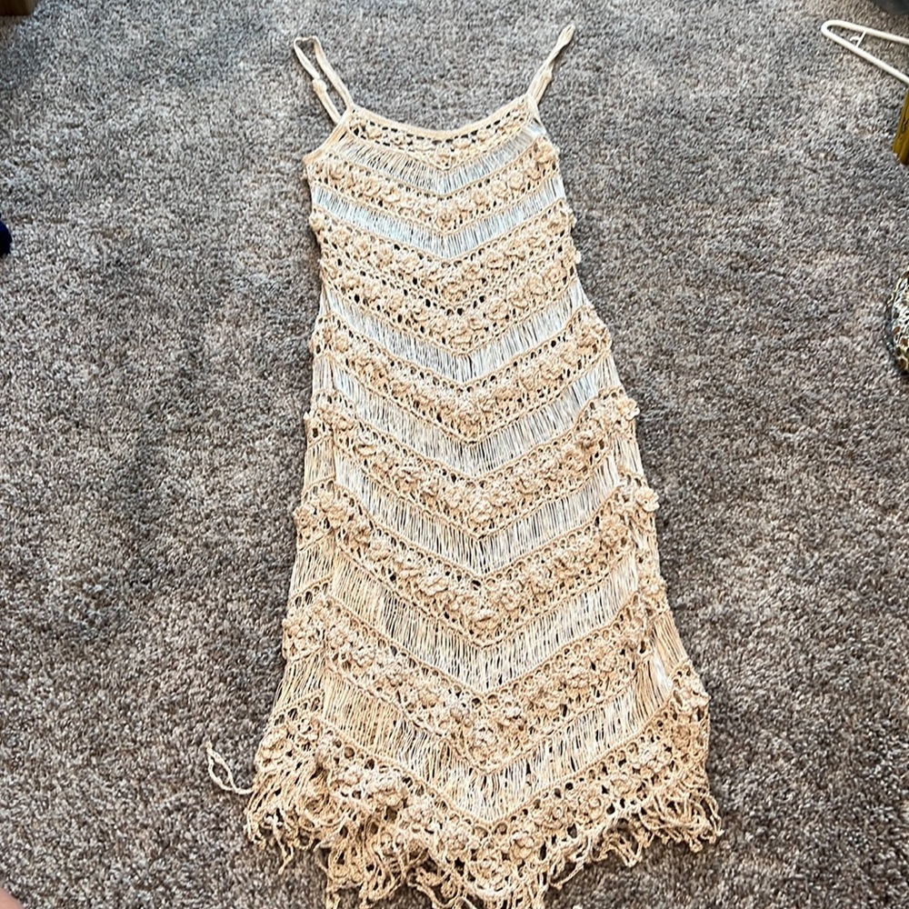 EUC Stone Cold Fox Crochet Dress M